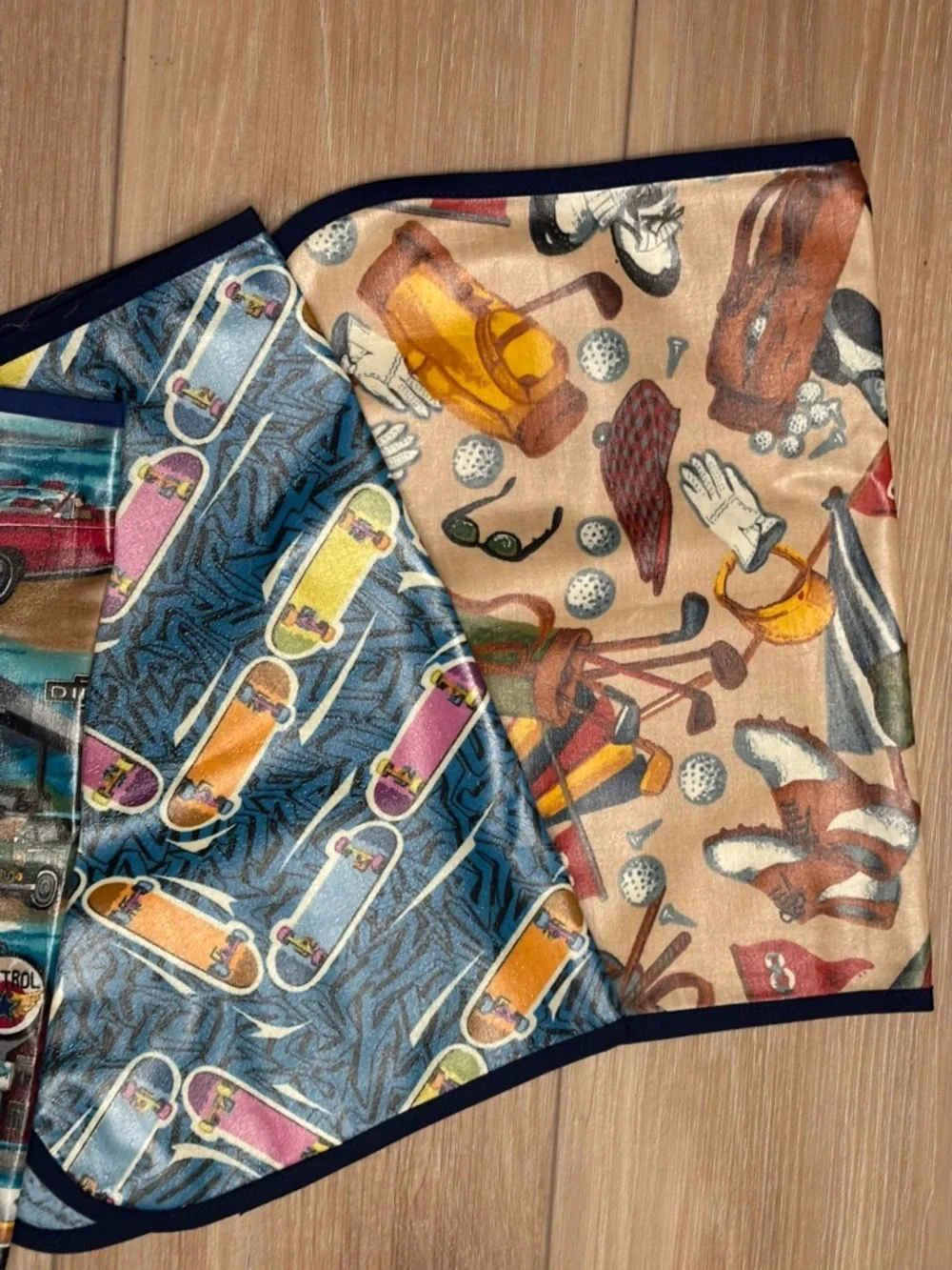 Boys Set of 10 Waterproof Bibs and Placemats